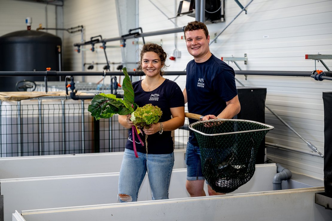 Alexander Bernhuber, Fischzucht, Gemüse, Wasser Garten